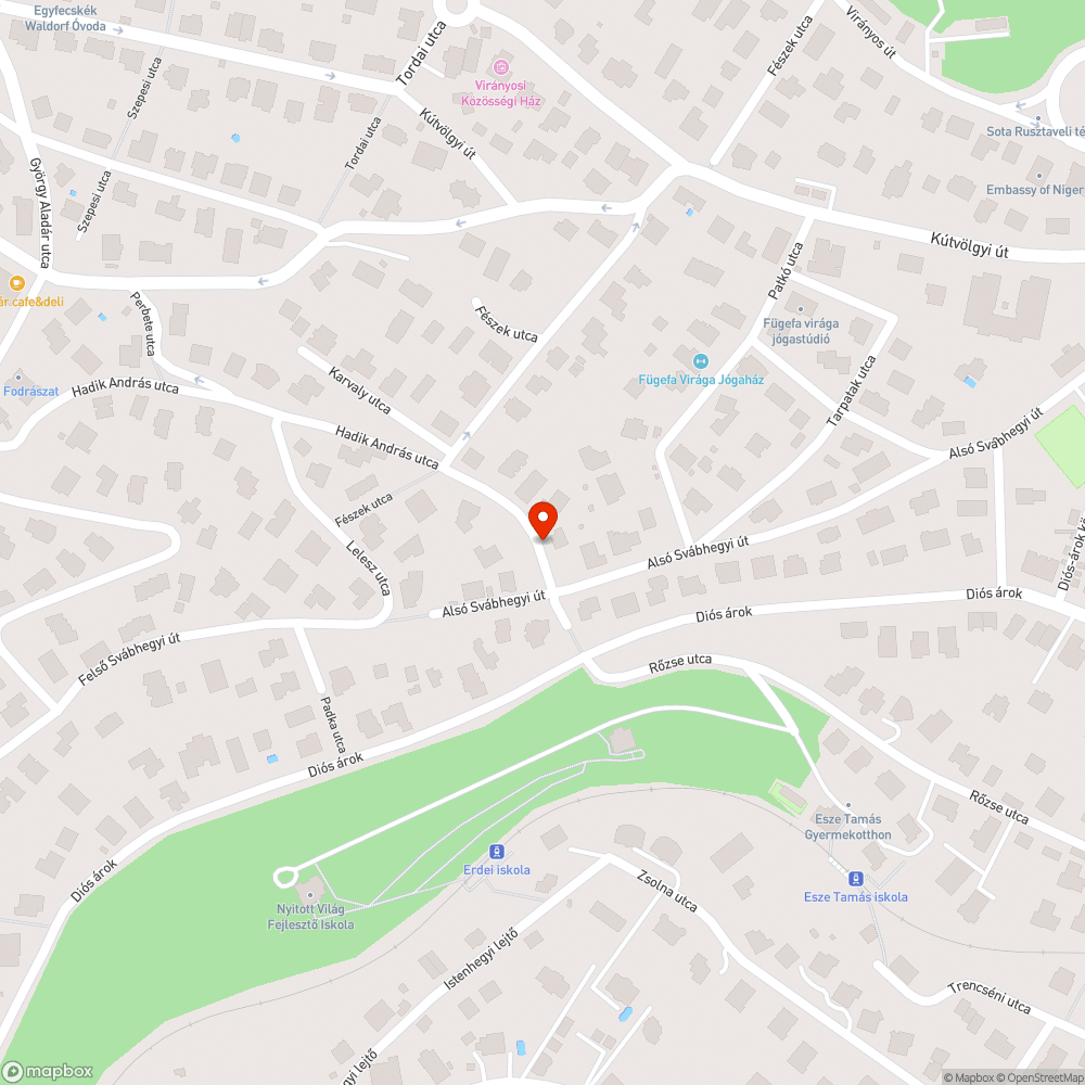 Veszélyesen parkoló autó bejelentés helye