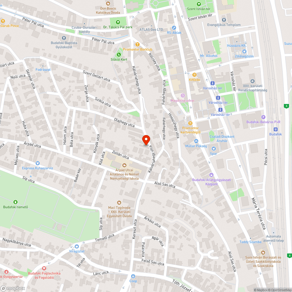 Tönkrement közmű - Kálváriahegy 2 bejelentés helye