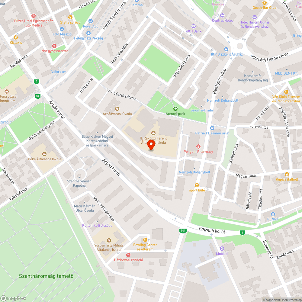 Hatalmas kátyú bejelentés helye