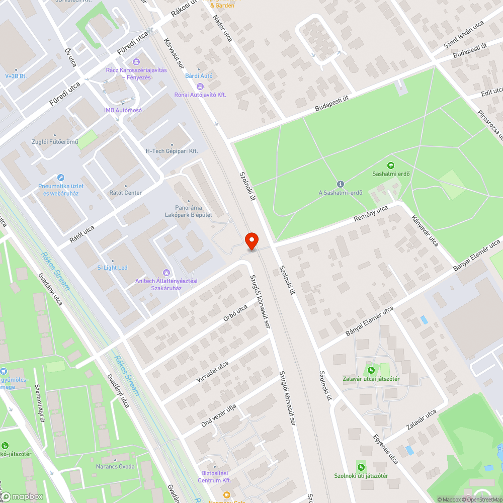 Szètszórt szemèt bejelentés helye