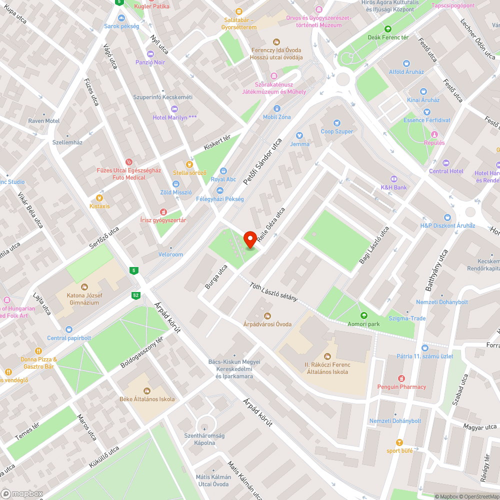 Úttest megsüllyedve bejelentés helye