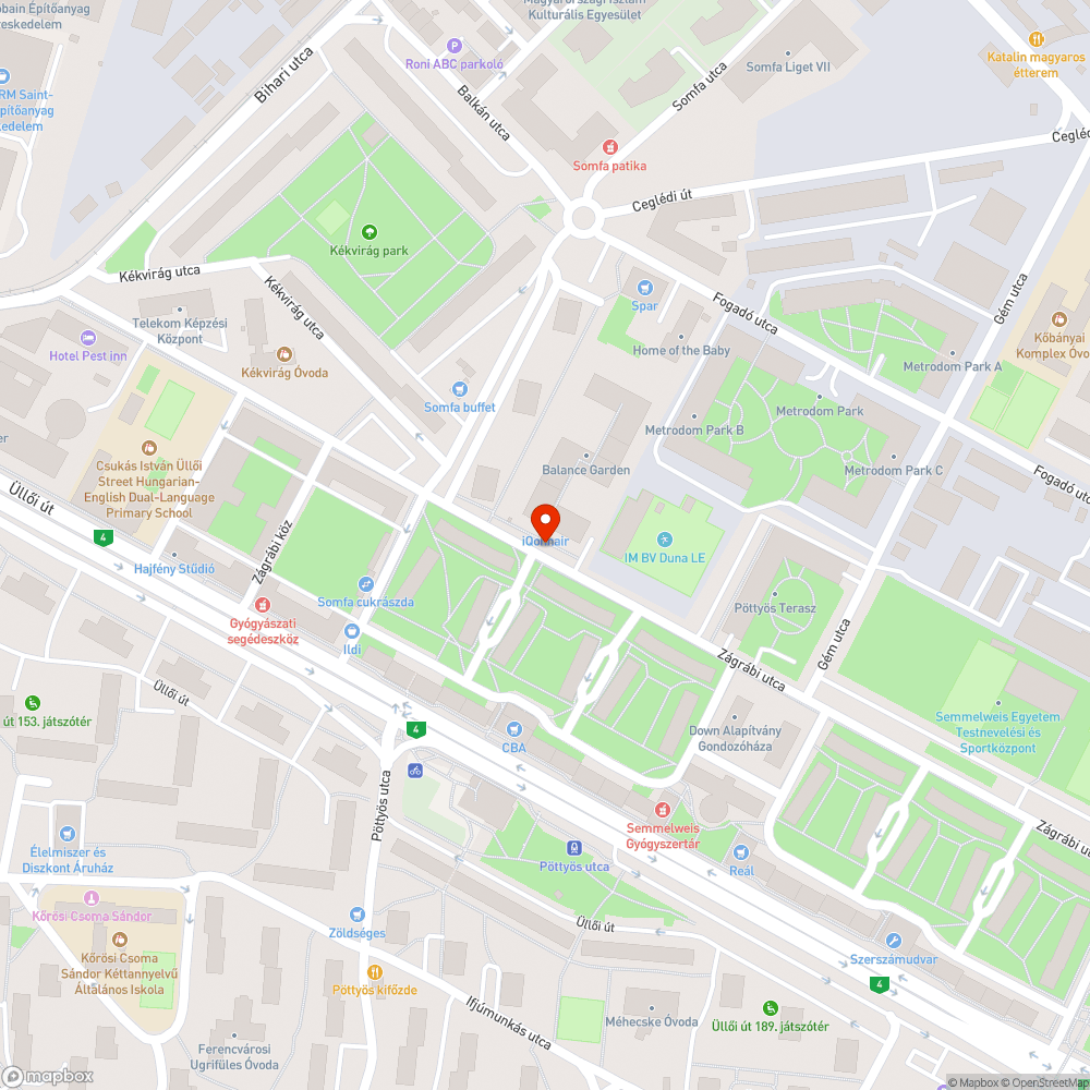 Gyalogos átkelő? bejelentés helye