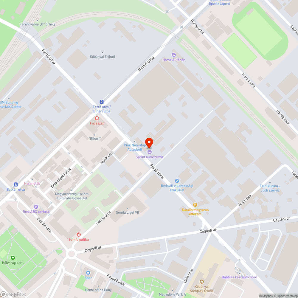 Ledőlt betonkerítés bejelentés helye