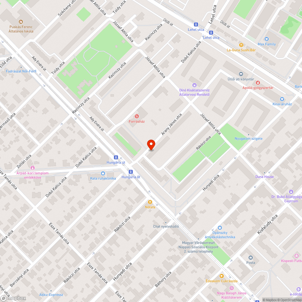 Botlás veszély a járdán bejelentés helye