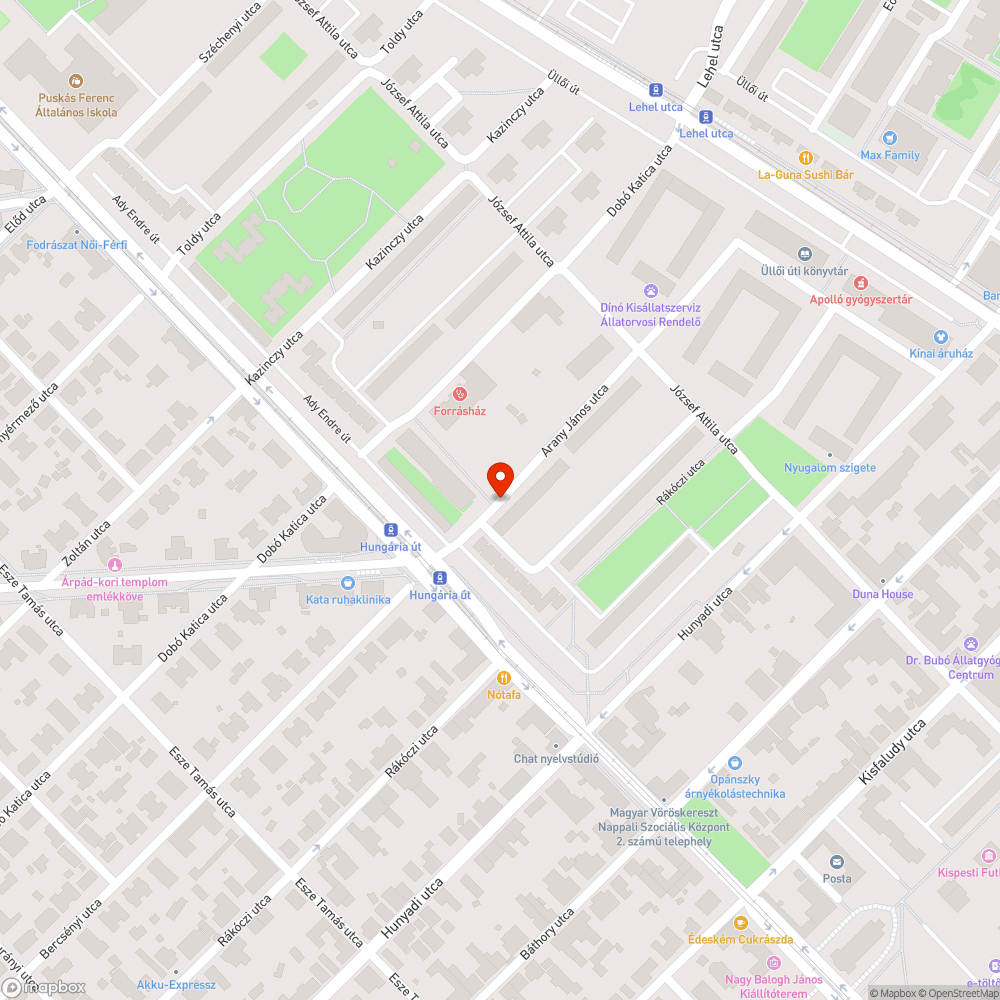 Félig kivágott korlát bejelentés helye