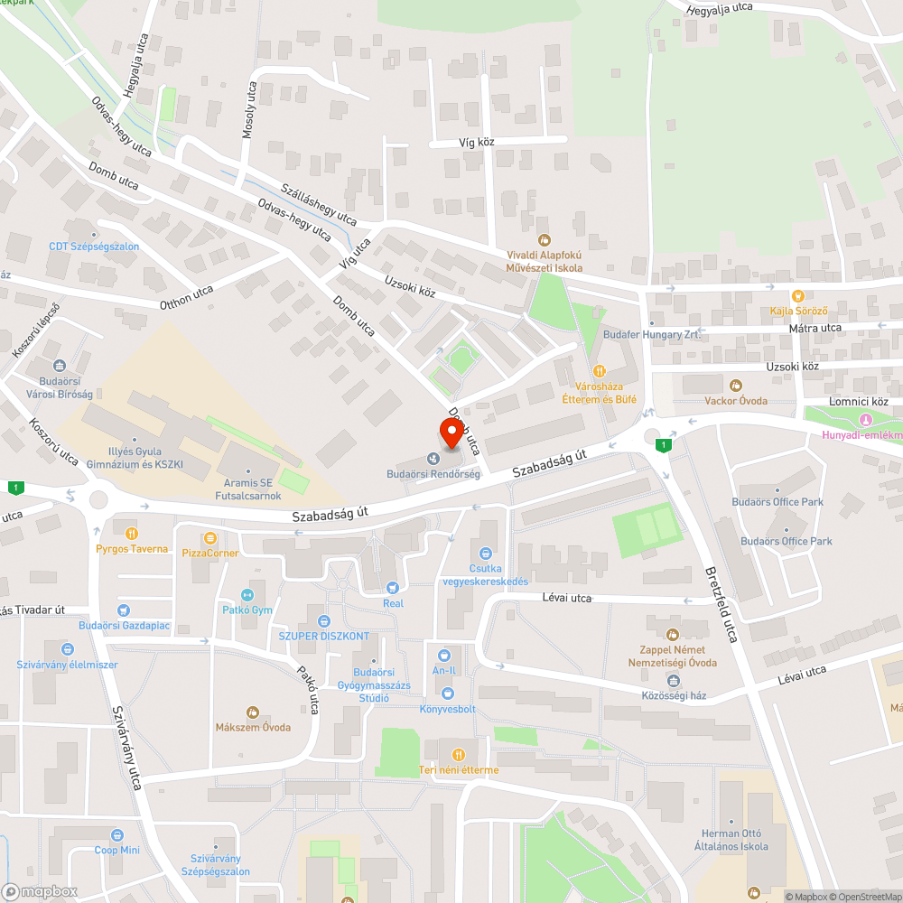 Megrongálódott csatornafedél, óriási kátyú! bejelentés helye