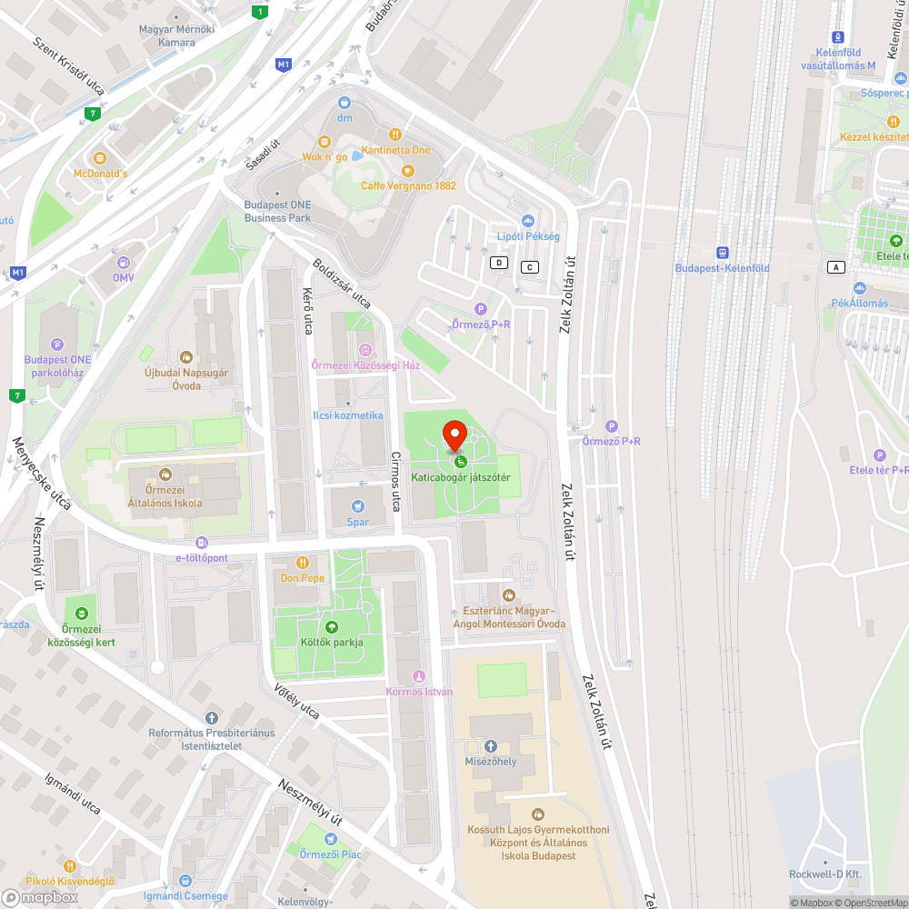 Firkák a Katicabogár játszótéren bejelentés helye