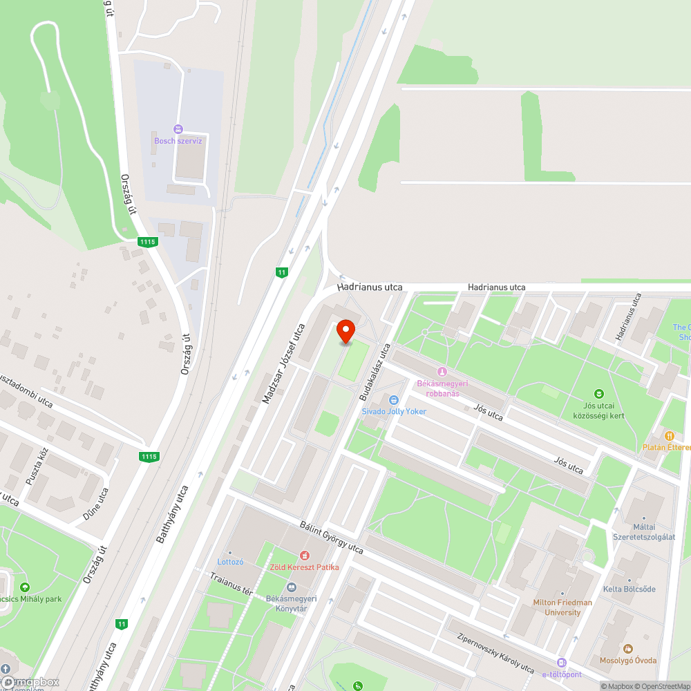 Kiégett lámpa bejelentés helye