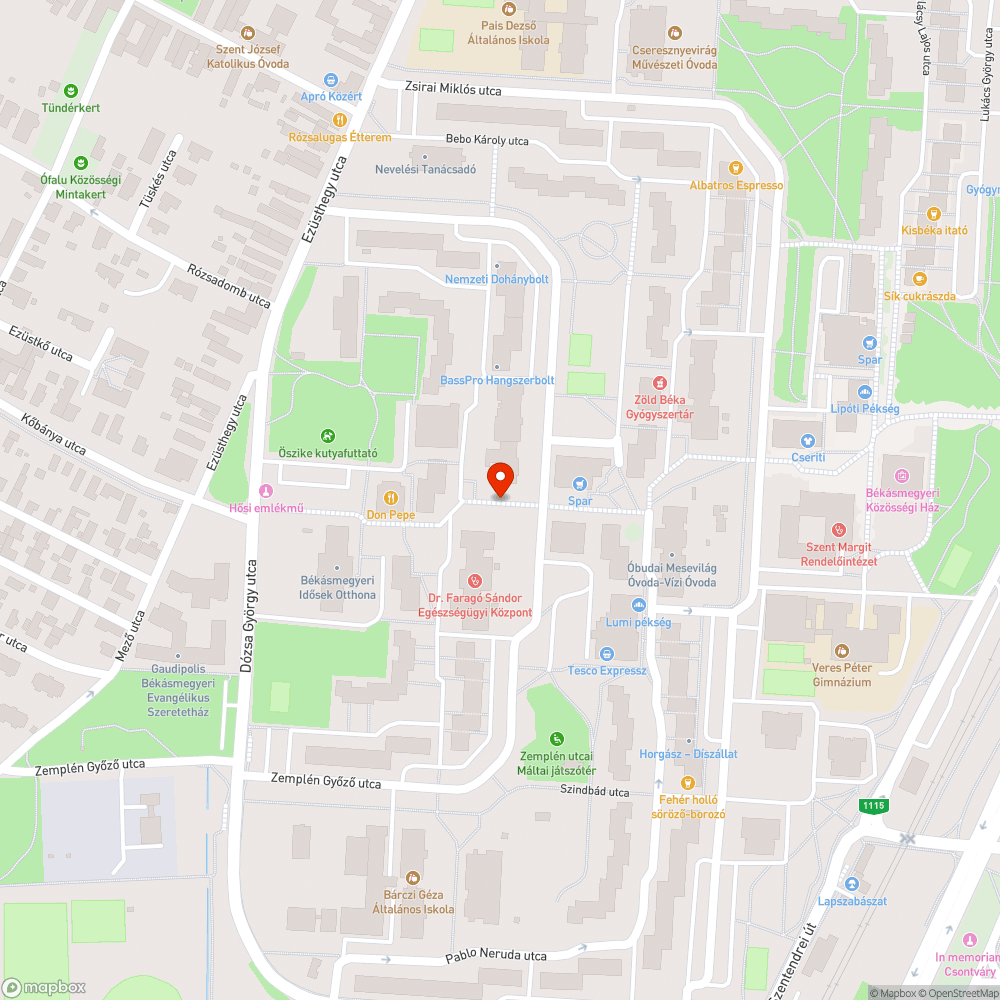 Hiányzó léc bejelentés helye