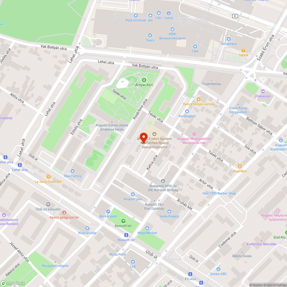 Elhagyott Opel bejelentés helye