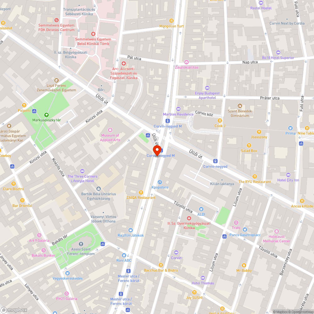 Több hete elhagyott jármű bejelentés helye