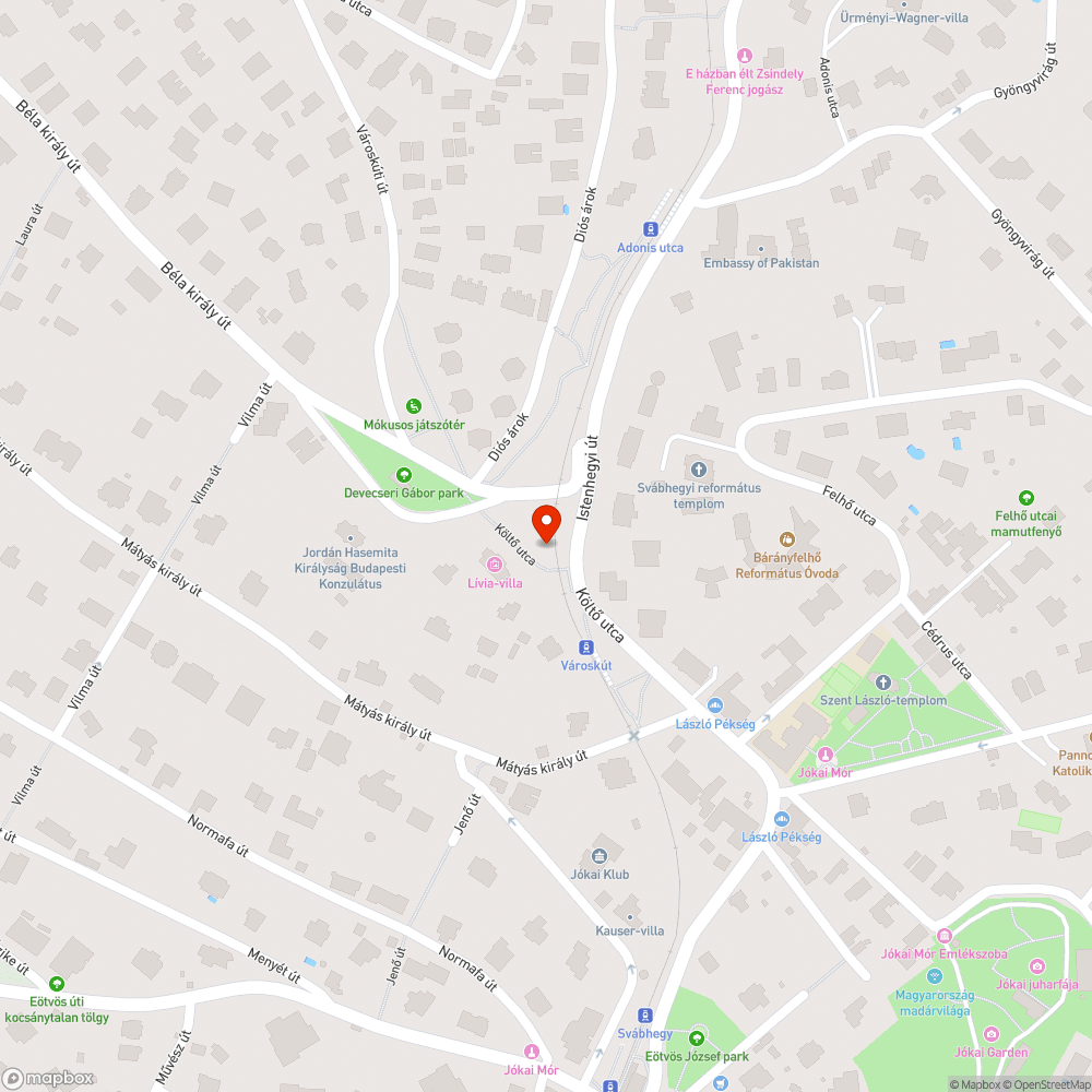 nincs közvilágítás bejelentés helye