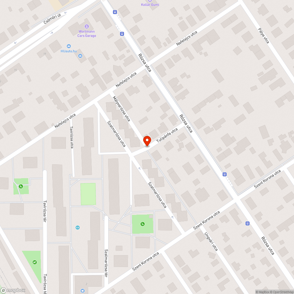 Megrongàlt utcatàbla bejelentés helye