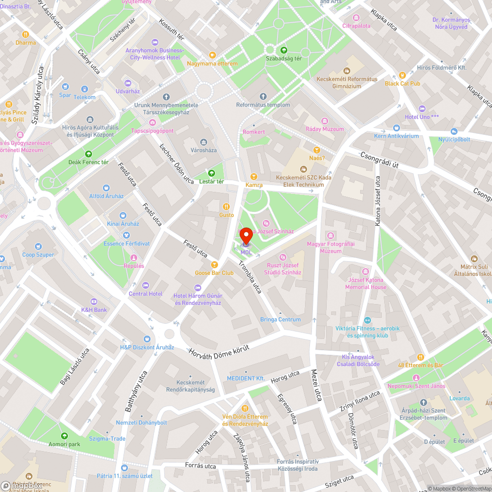 Megsüllyedt víznyelő bejelentés helye