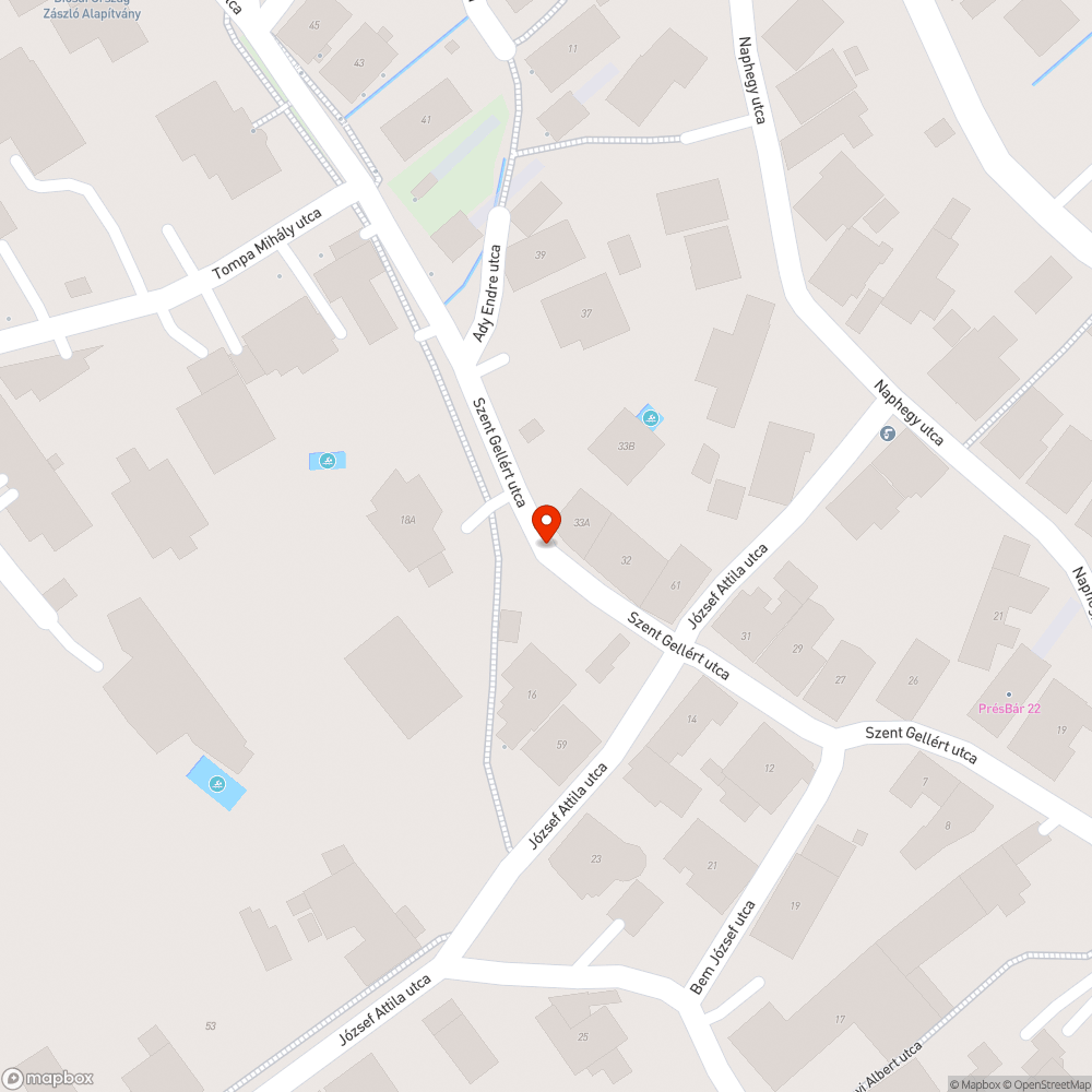 Hiányzó rács bejelentés helye