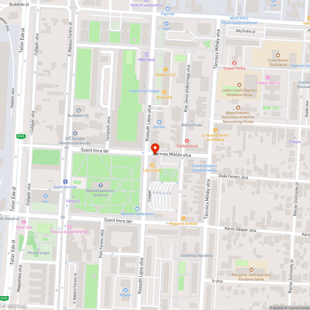 Nagyon megdőlt közl. tábla bejelentés helye