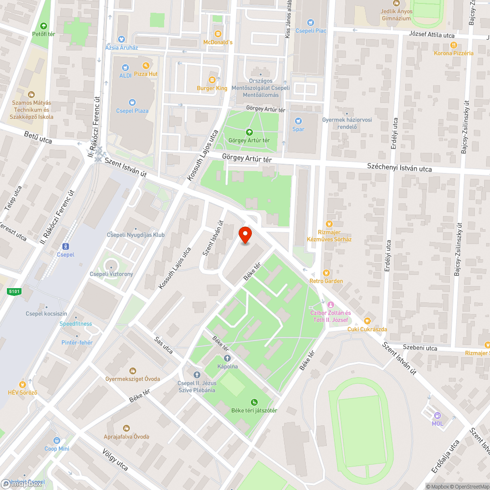 Rendszám nélküli Seat bejelentés helye