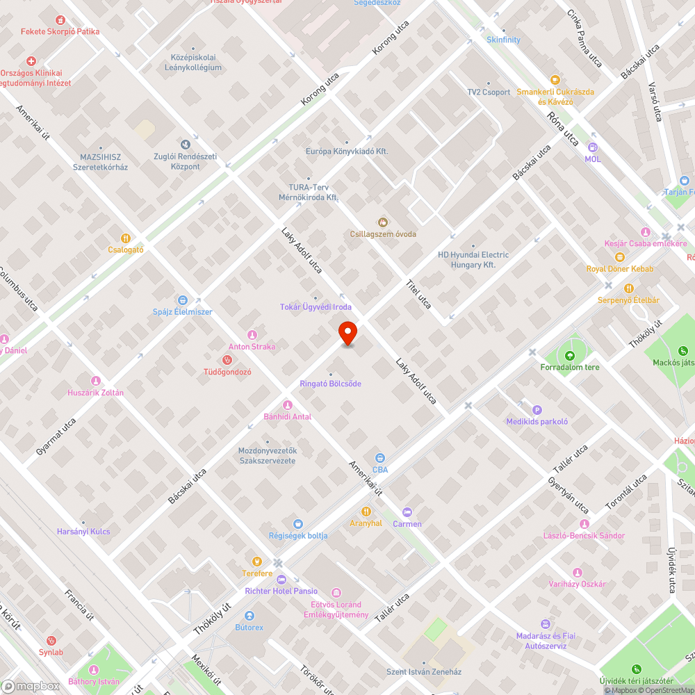 Közvilágítás hiánya, elromlott lámpa bejelentés helye