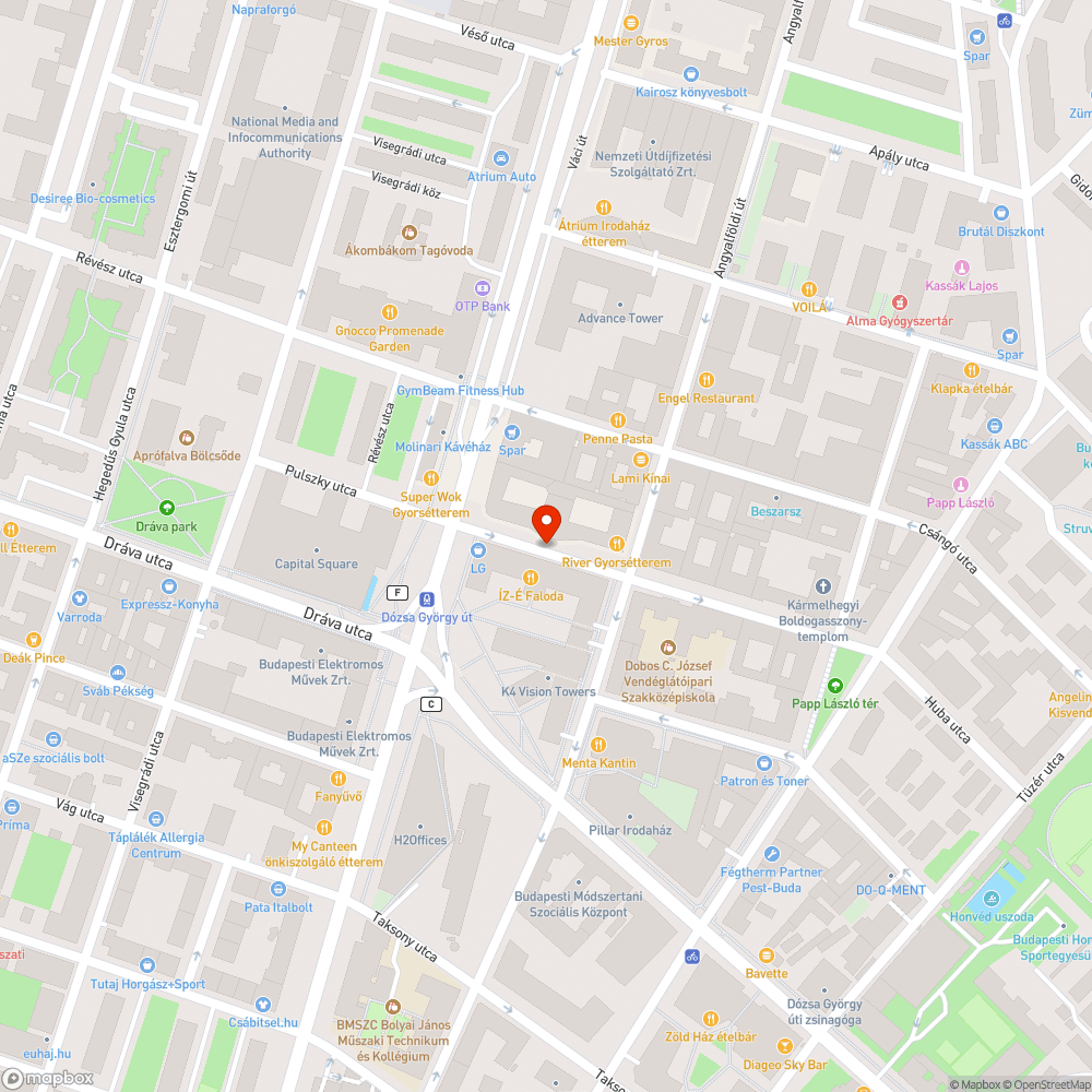 Rongált automata bejelentés helye