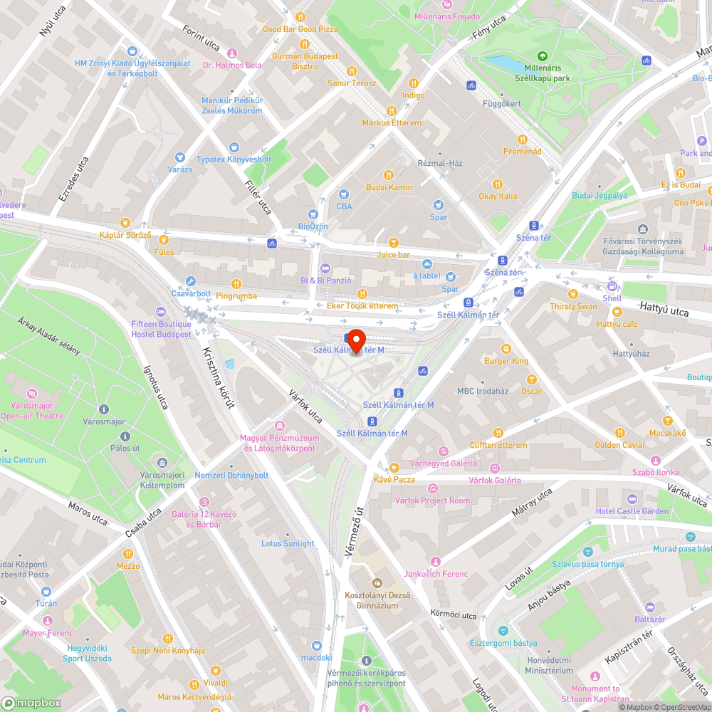 Firka a Széll Kálmán téren bejelentés helye