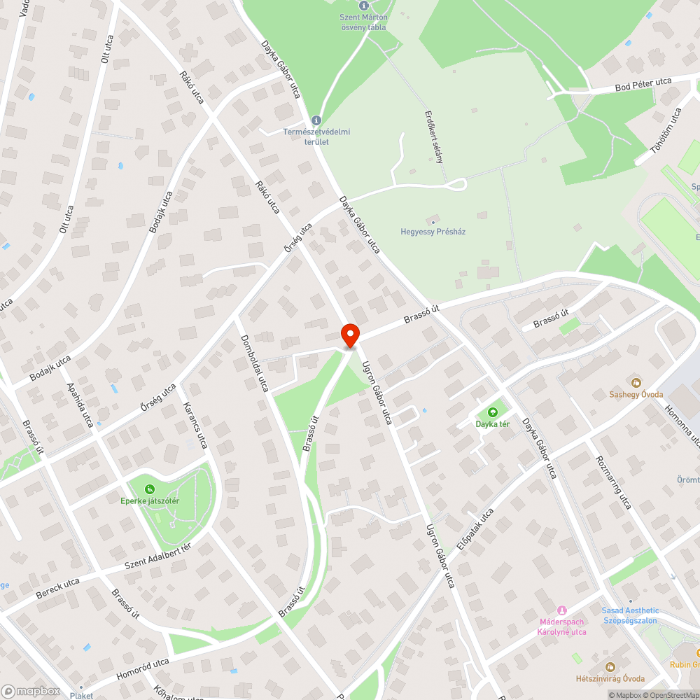 Parkolás a kereszteződésben, zöldfelületen bejelentés helye