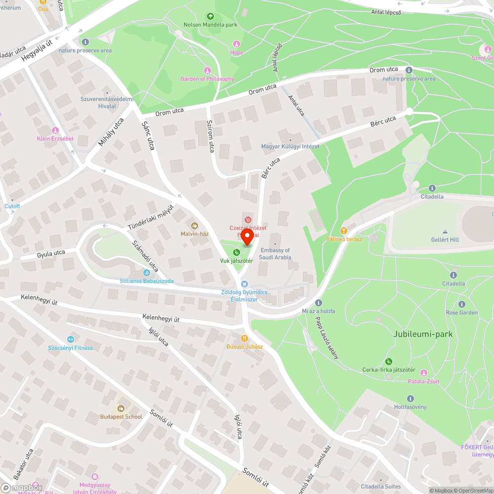 Kilincs bejelentés helye