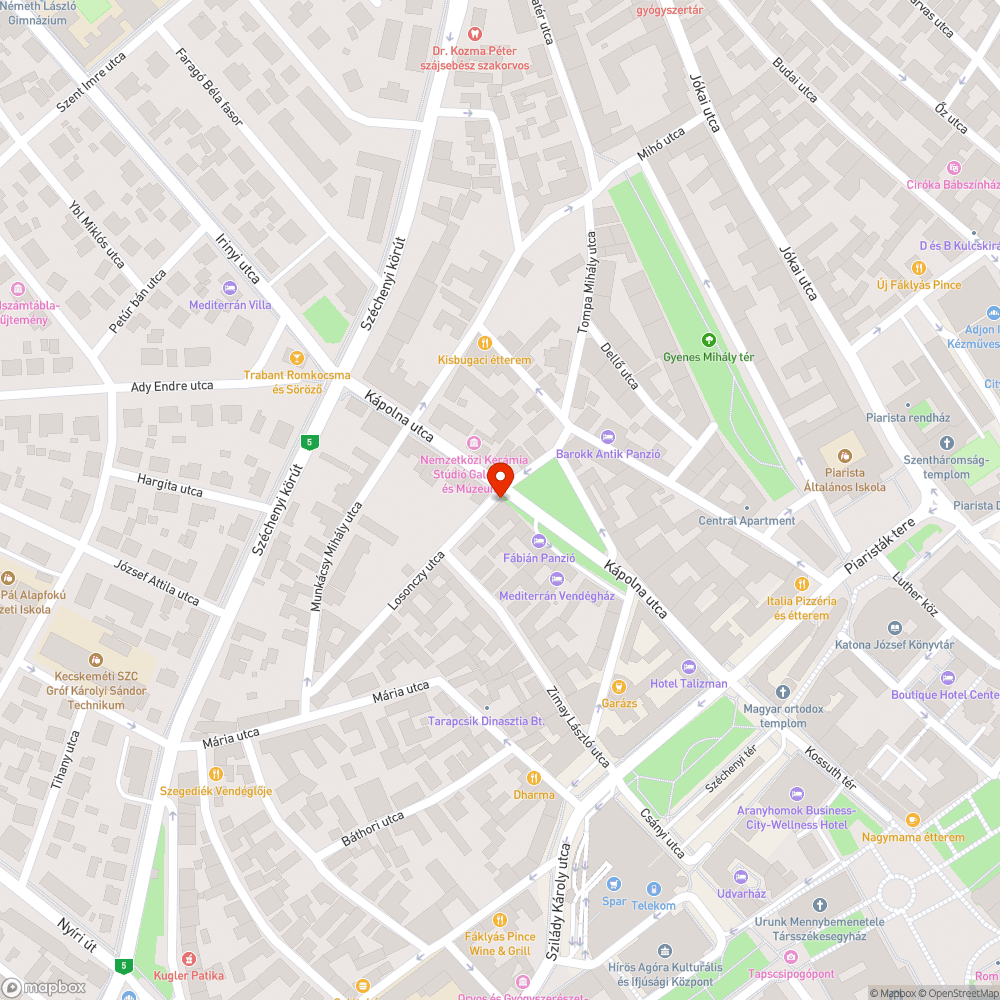 Sérült keret bejelentés helye