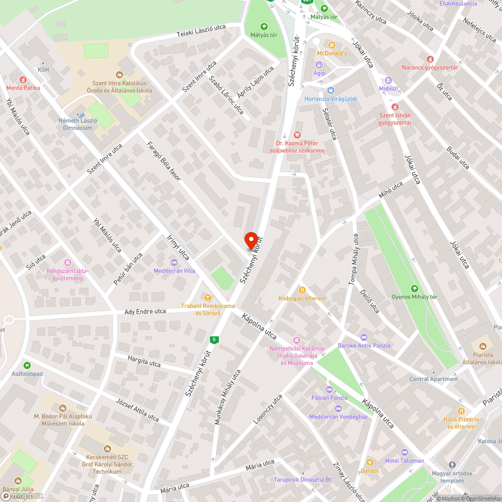 Megsüllyedt, eltömődött víznyelő bejelentés helye