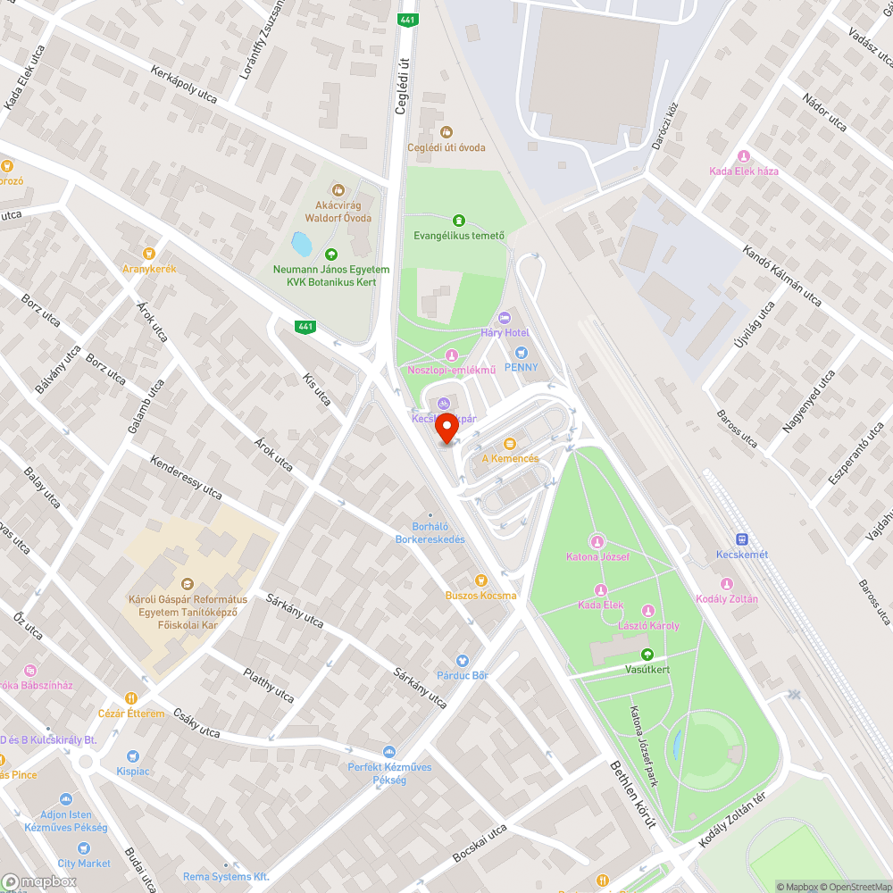 Üres oszlop bejelentés helye