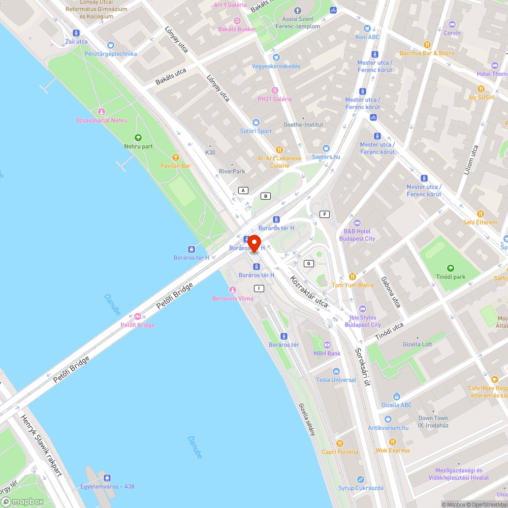 Nem működő BKK jegy automata és menetrendi kijelző bejelentés helye