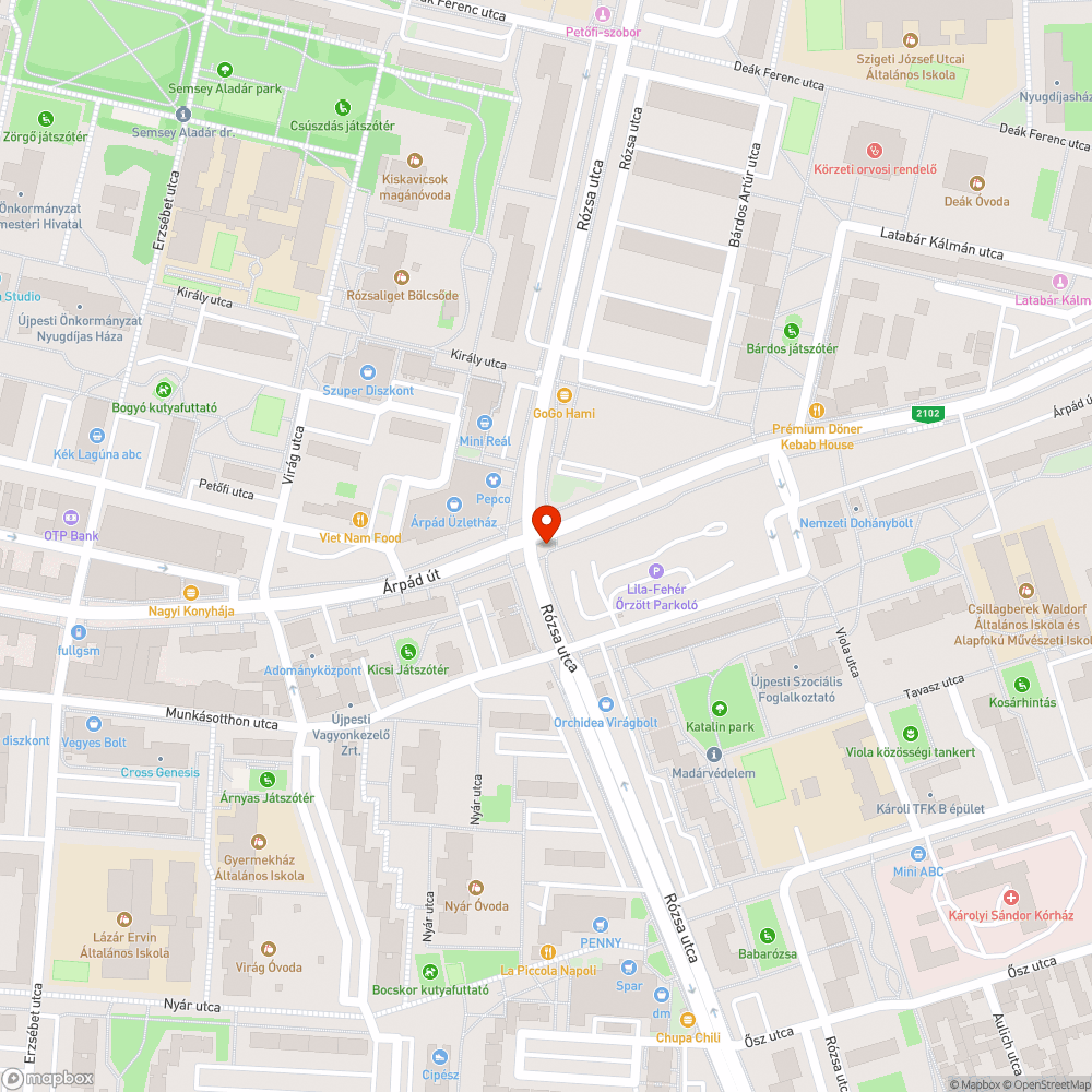 Lekopott zebra bejelentés helye