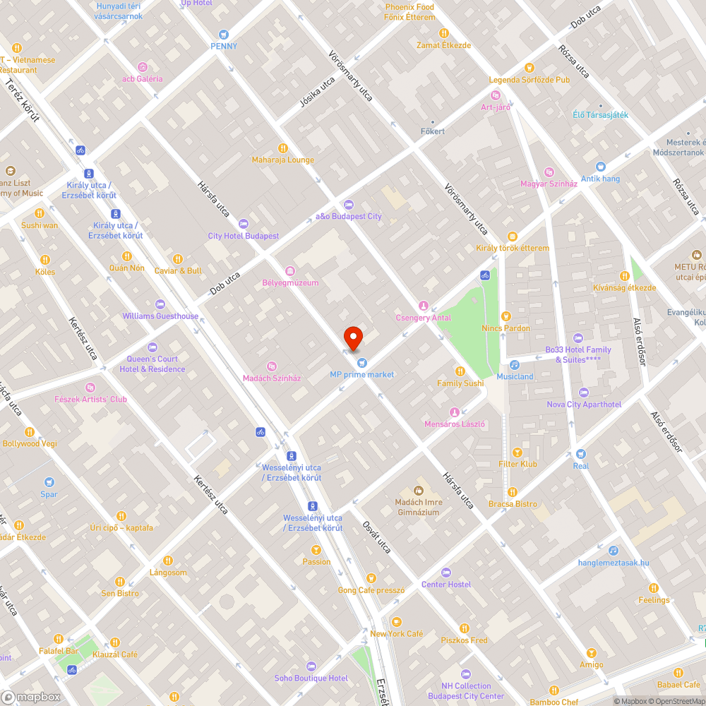 Sérült támasz bejelentés helye