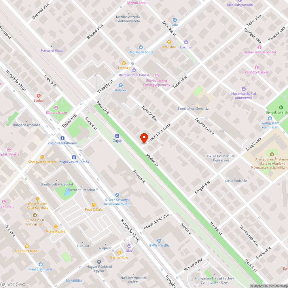 Koszos tábla bejelentés helye