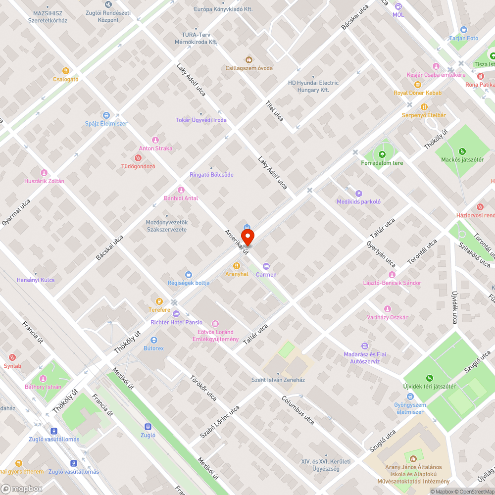 Hiányzó fényterelők bejelentés helye