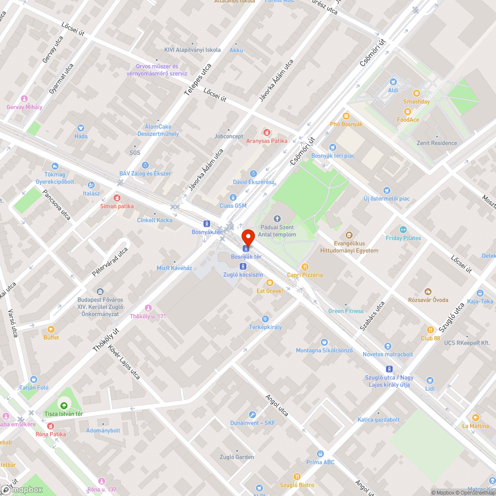 Kopott pad és támaszkodók bejelentés helye