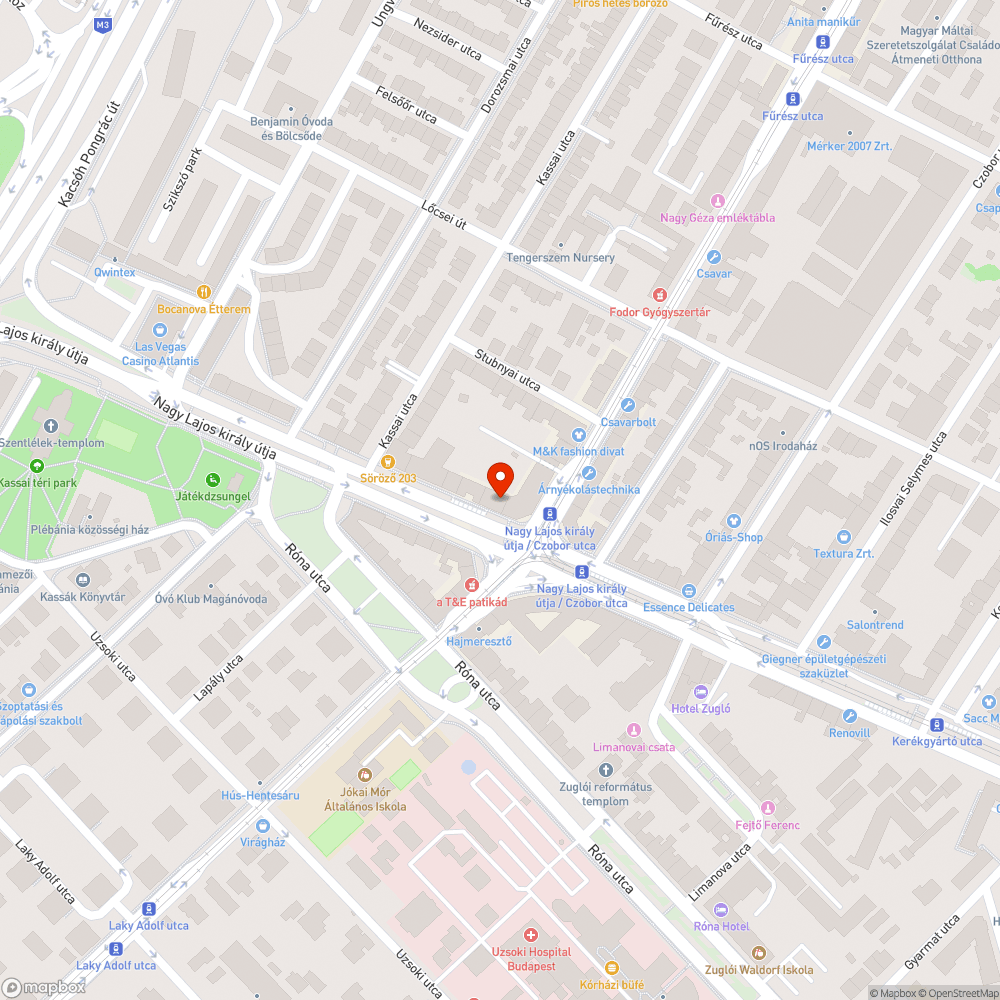 Szemét a járda mellett bejelentés helye