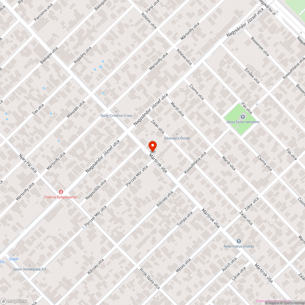 Hiányzó utcanévtáblák bejelentés helye