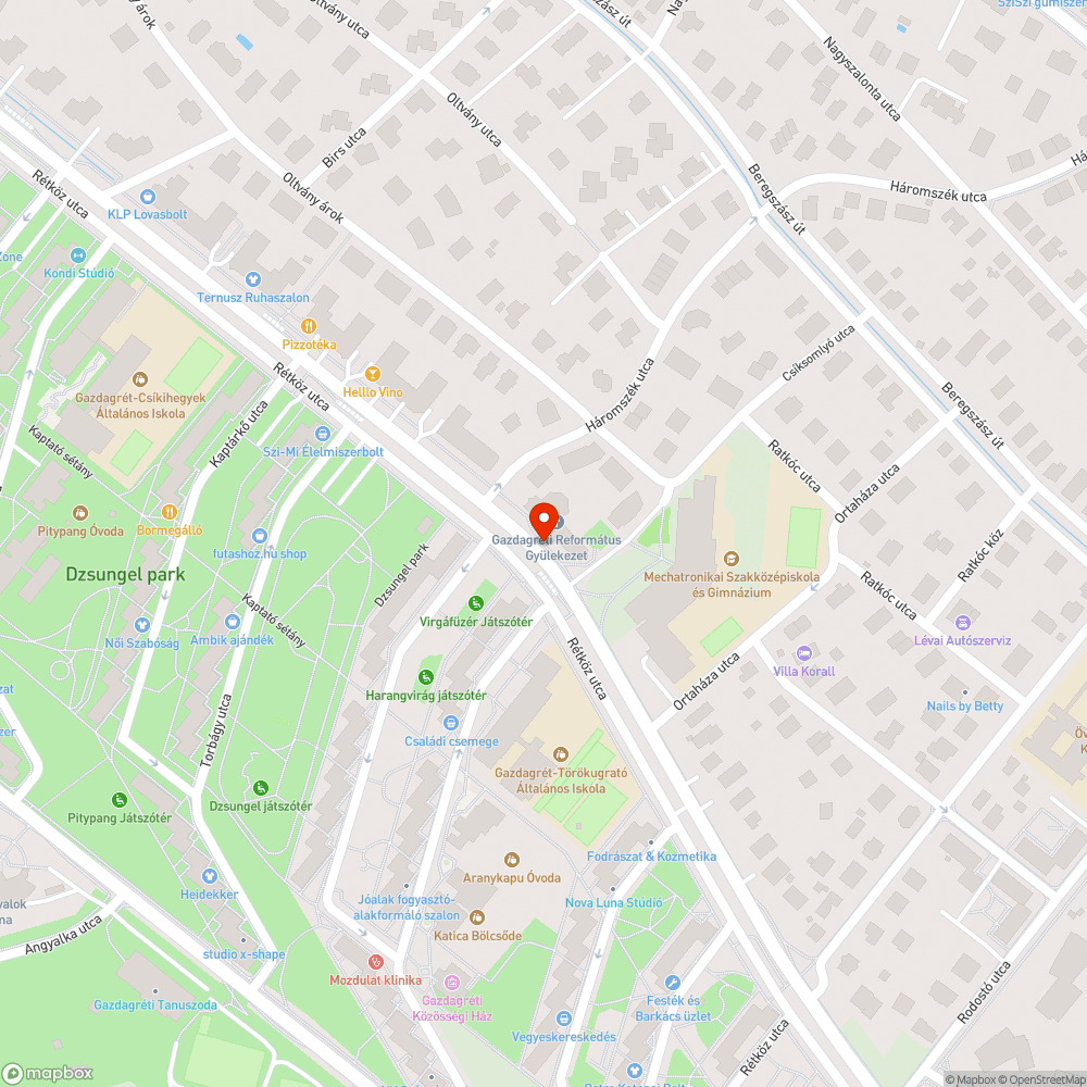 Kopott pad bejelentés helye