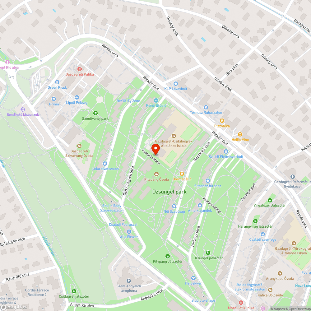 Bukkanó bejelentés helye