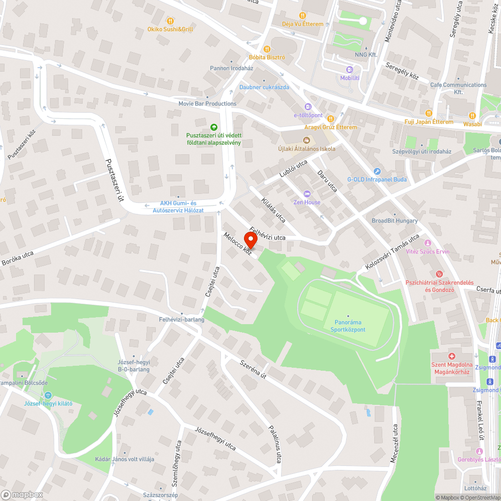 Roncstelep bejelentés helye