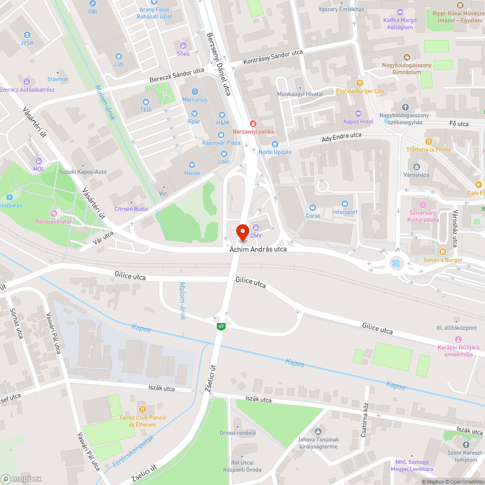 Híd, nagy kő zuhan bejelentés helye