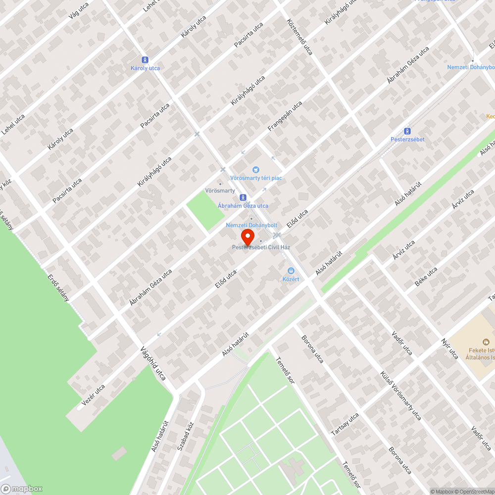 Újítsák fel az utat bejelentés helye