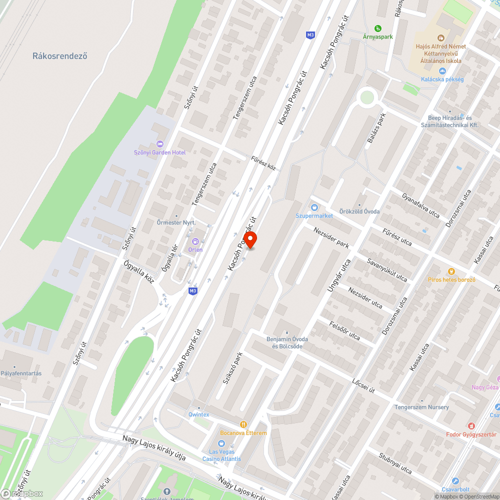 Elhullott állat (nyest) a lakótelepen bejelentés helye