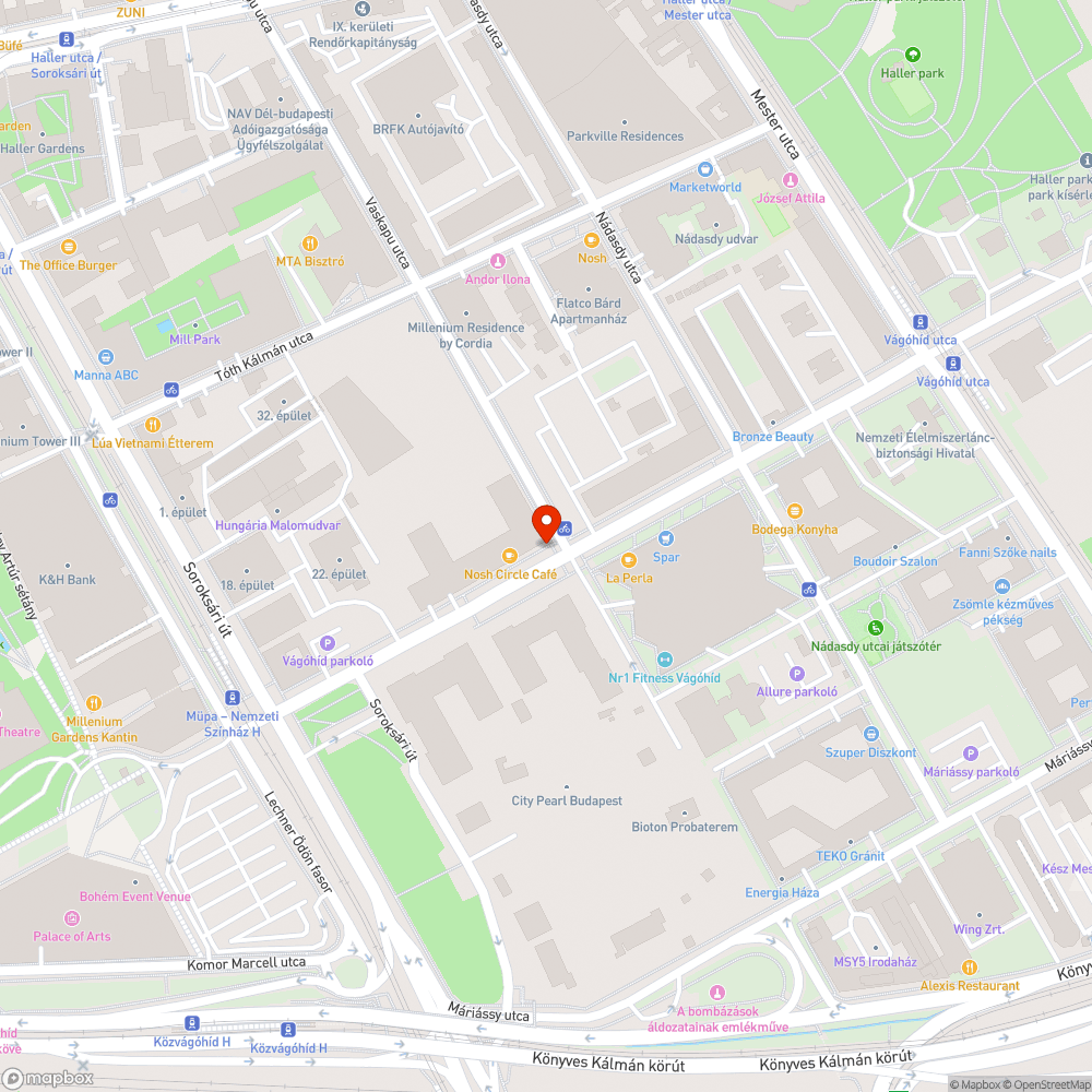 Megdőlt tábla bejelentés helye