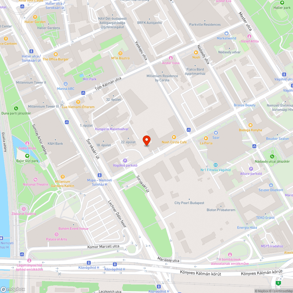 Szemetes közterület bejelentés helye