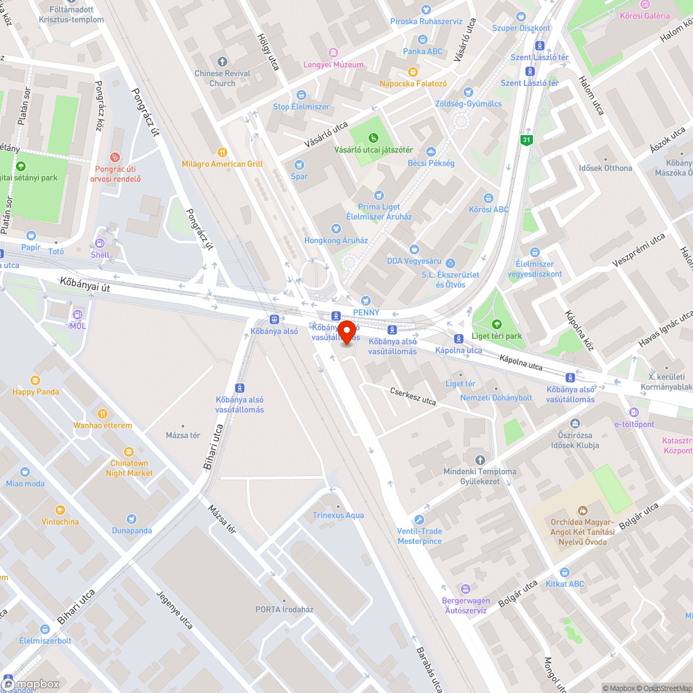 Elhagyott Golf bejelentés helye