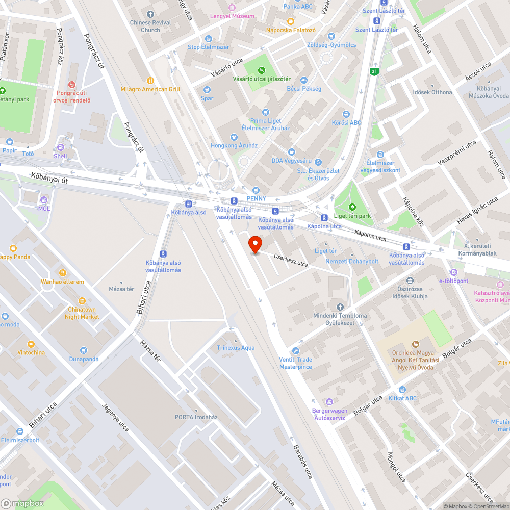 Elhagyott autók bejelentés helye