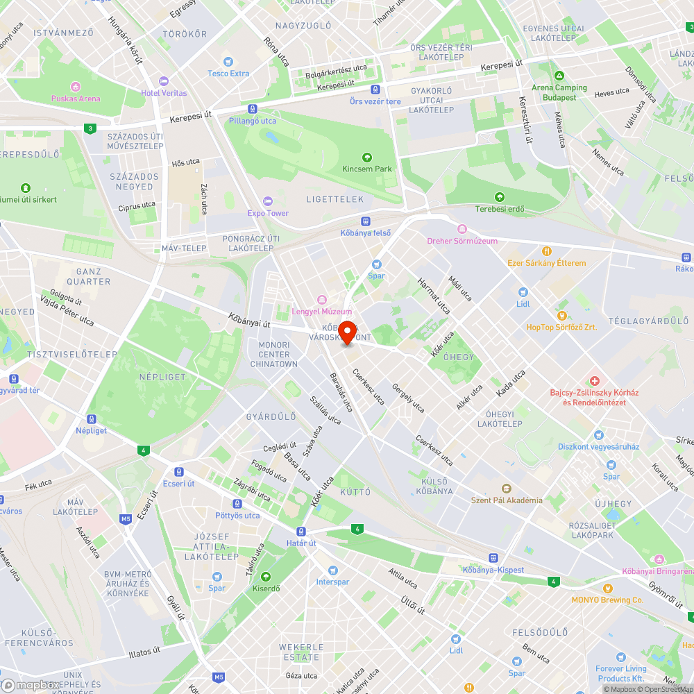 Elhagyott Felicia bejelentés helye