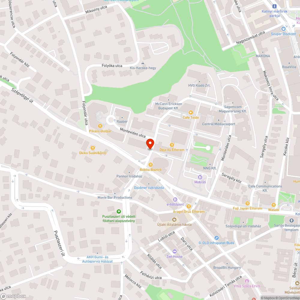 Elborult bejelentés helye