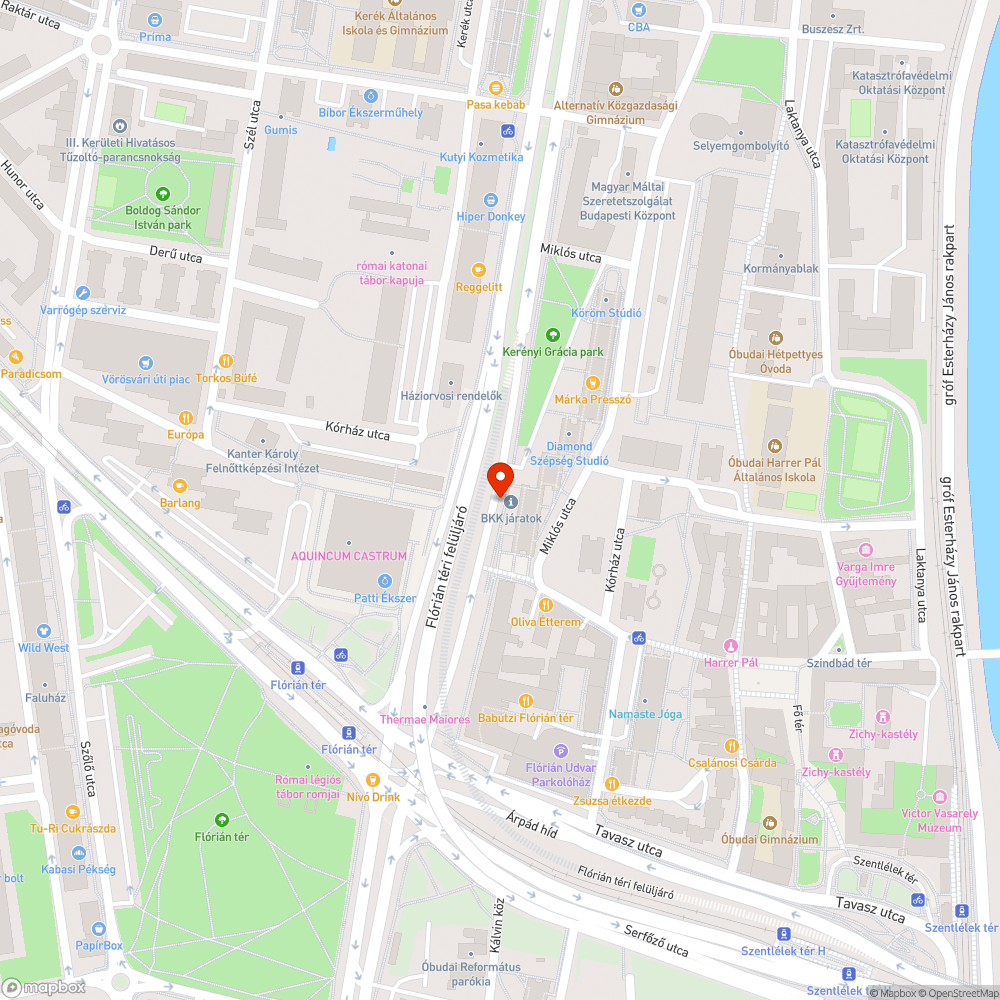 Mozgó poller bejelentés helye